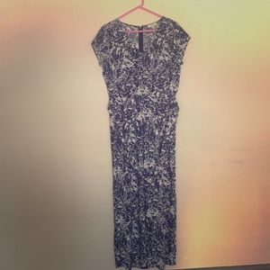 Black and white jumpsuit